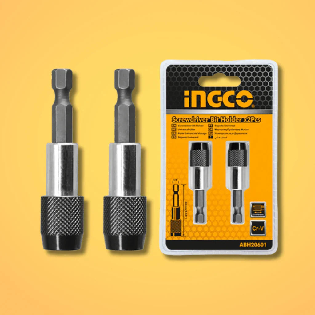 INGCO - Screwdriver bit holder with release ABH20601