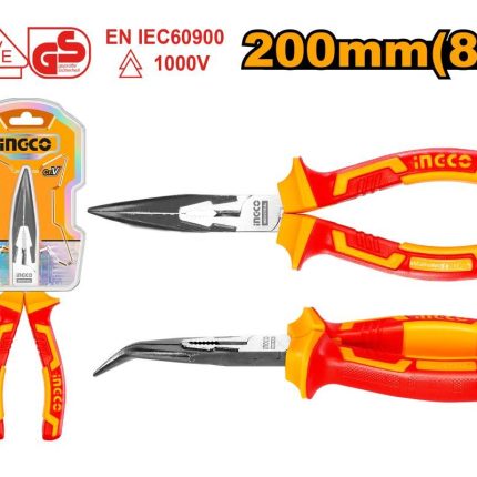 INGCO - Insulated bent nose pliers 200mm HIBNP28208