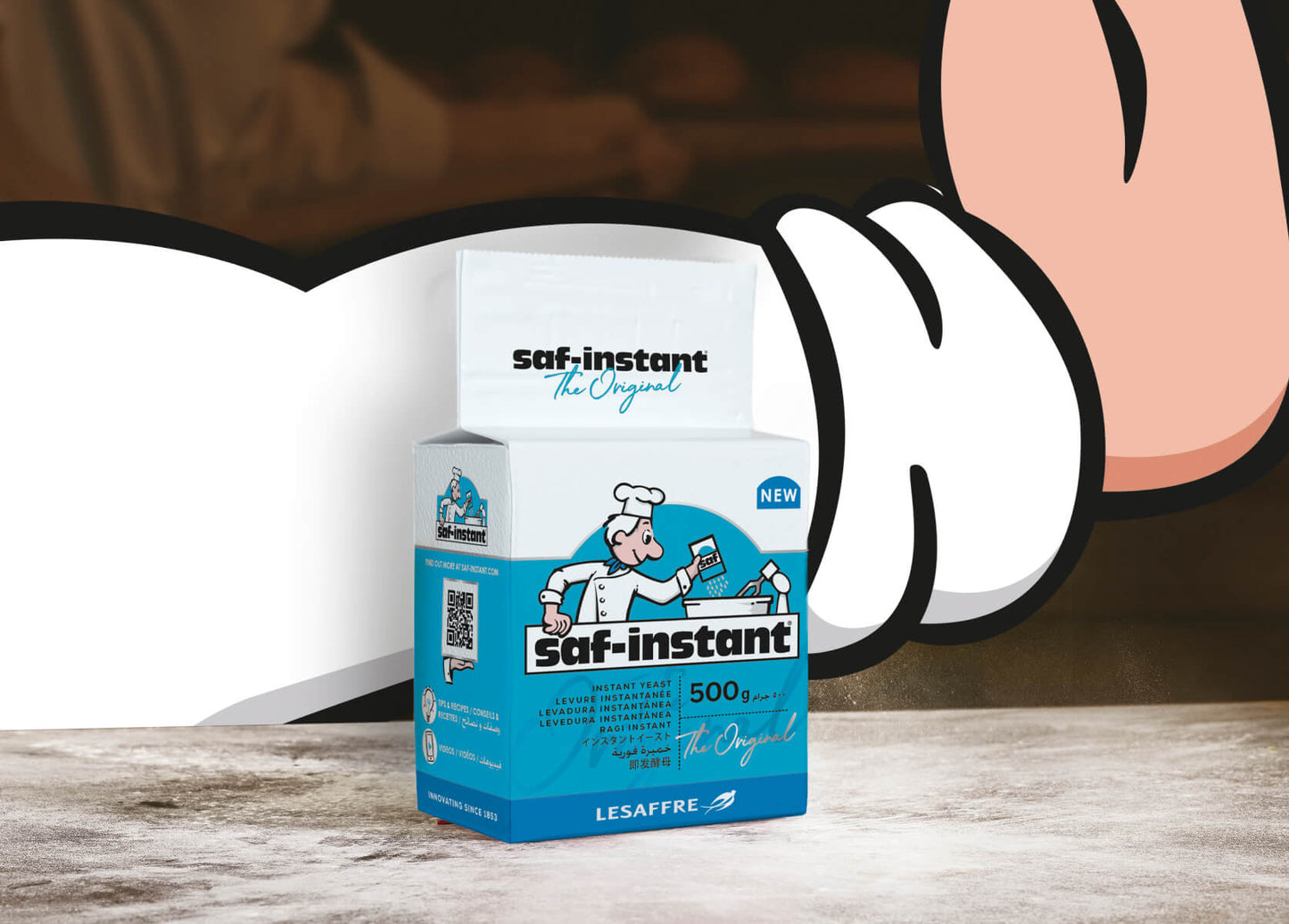 SAF - Instant - Blue - Instant Dry Yeast - 500G - ctn (20 pcs)