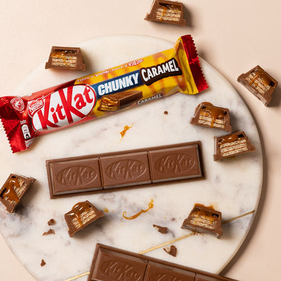 Nestle Kitkat - Chunky - Caramel - Chocolate Wafer Bar - 24 Pc x40 Gm
