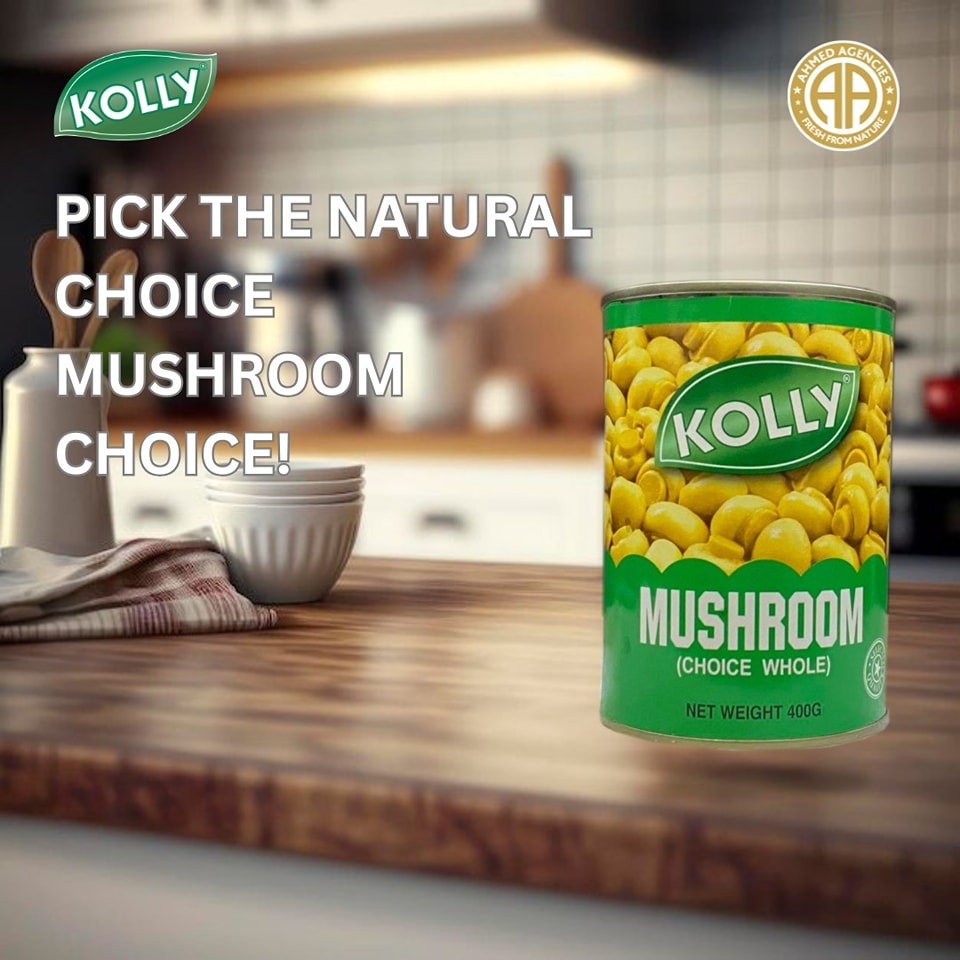 Kolly - Mushrooms - Whole Mushrooms - 370 gm