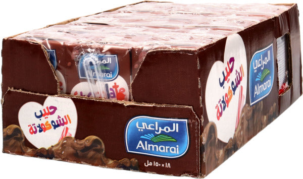 Almarai - Flavored Long Life Milk - Chocolate - 150 ML - 18 pcs (ctn)