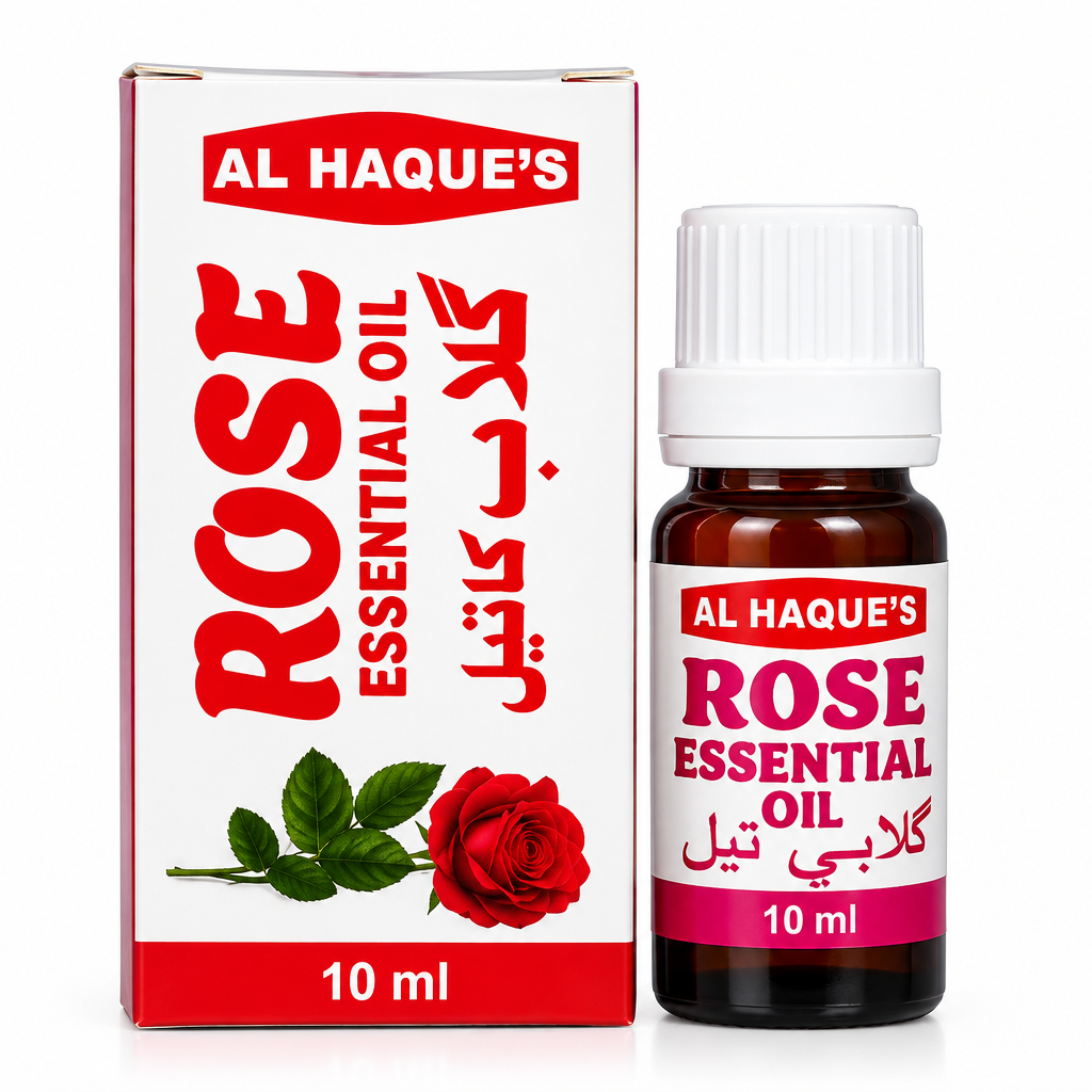 Al Haques - Rose Essential Oil (Gulab Ka Tel) - 10ml - Pack of 12