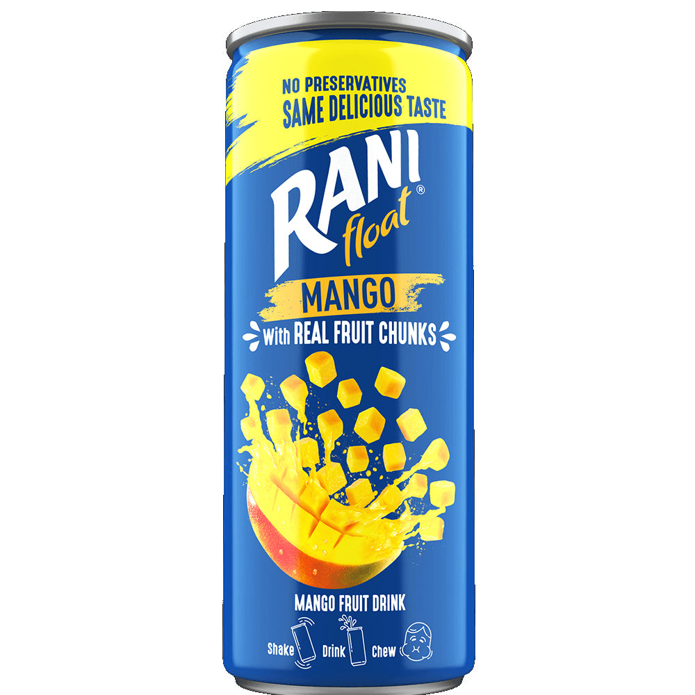 Rani Float Fruit - Dubai - Mixed Juice Drink - 240 ML (Pack of 24) - Mango (Mangue)