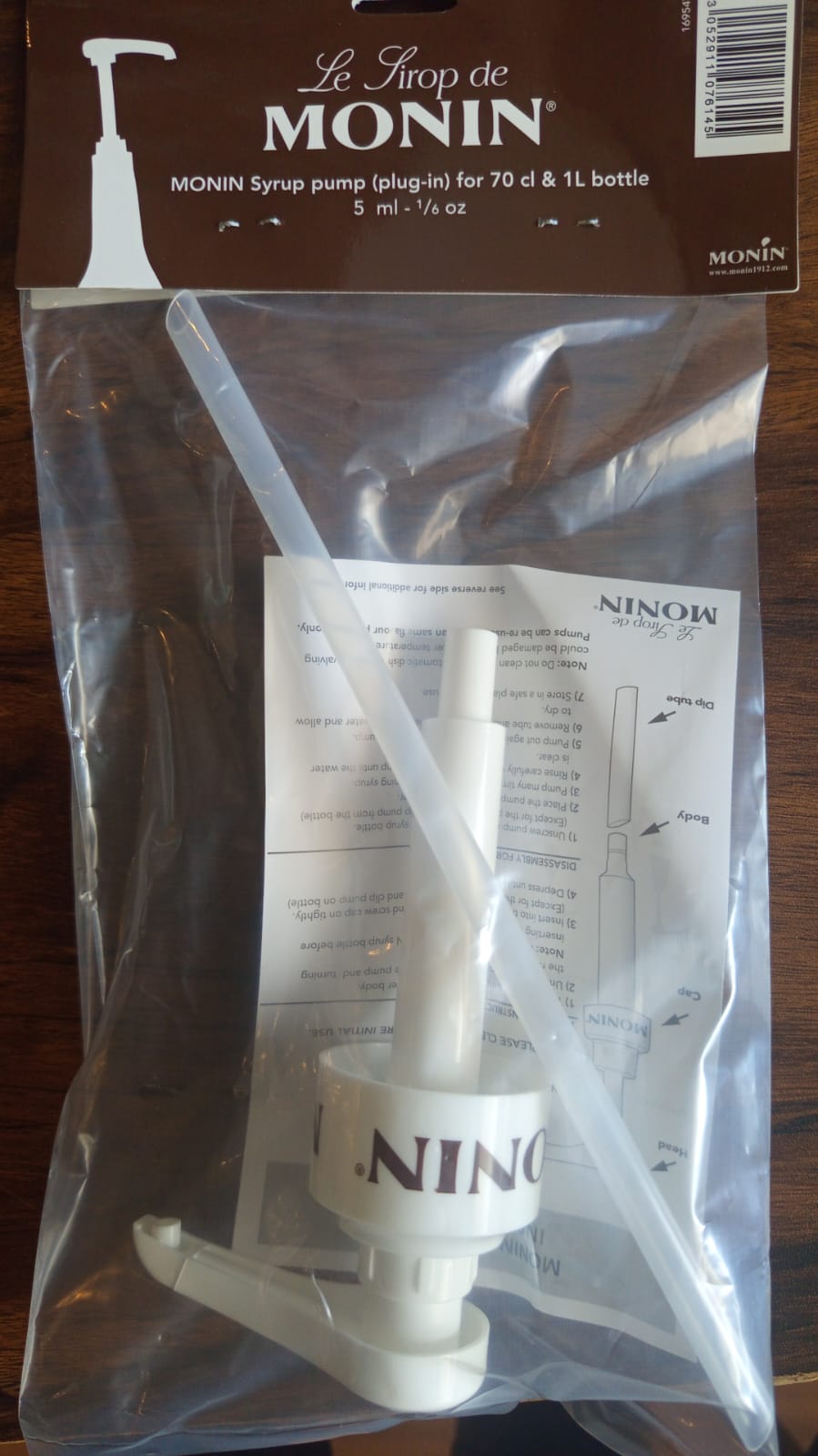 Monin - White Coffee Syrup Pump - 1 Pc