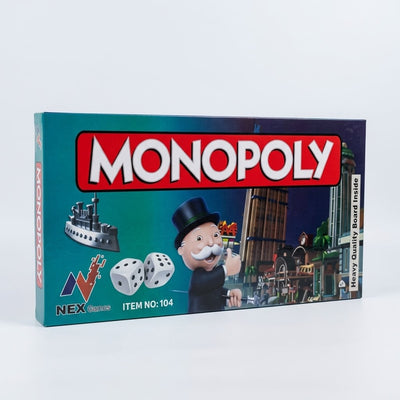 NEX Games Monopoly Board Game - High Quality Classic Family Strategy Game (Item No: 104)