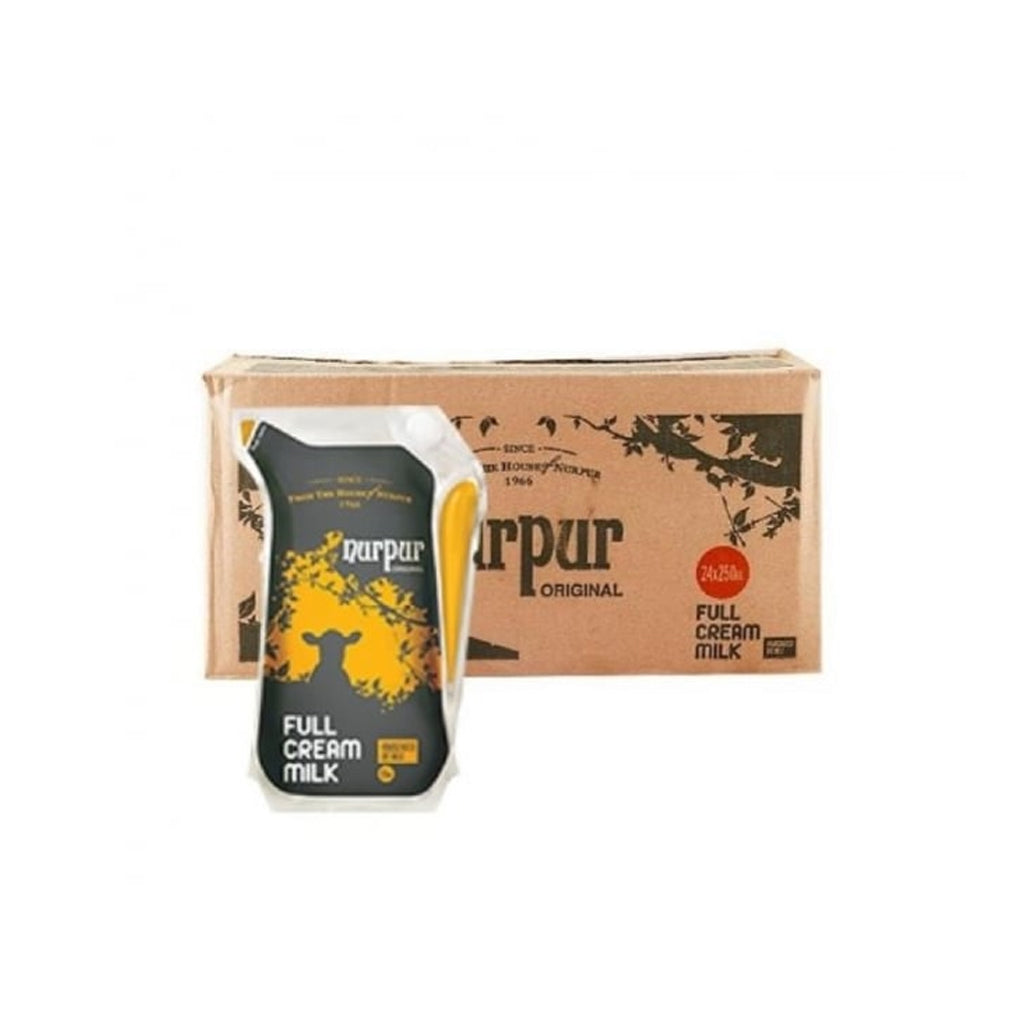 Nurpur - Full Cream Milk - 250ML - 1 Carton (250MLx24 Packs)