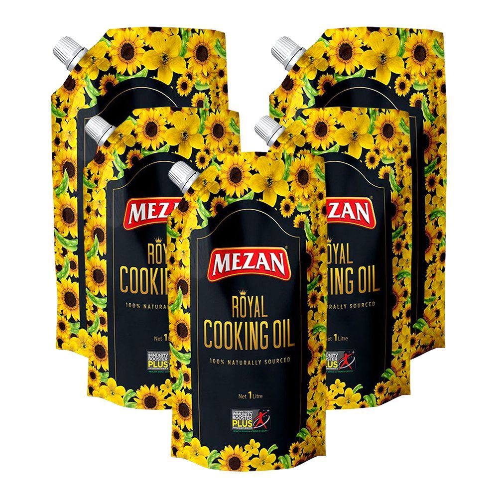 Mezan - Royal Cooking Oil - 5 Litres - 1x5L Pouch