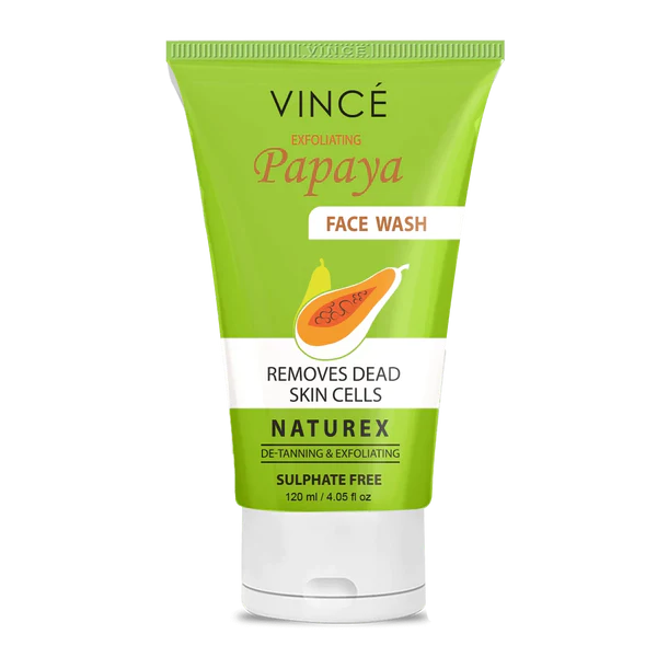 Vince - Exfoliating Papaya - Face Wash - 120 ML