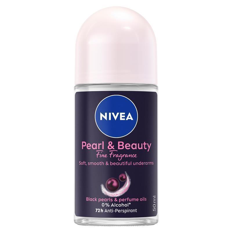 Nivea - Black Pearl & Beauty - 48H - For Women - Deodorant Roll-On - 50 ML(1.7 fl)