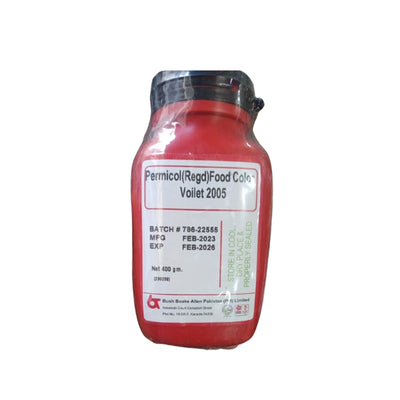 Bush Boake Allen - Violet 2005 -Water Soluble Permitted Food Colour - 400 gm