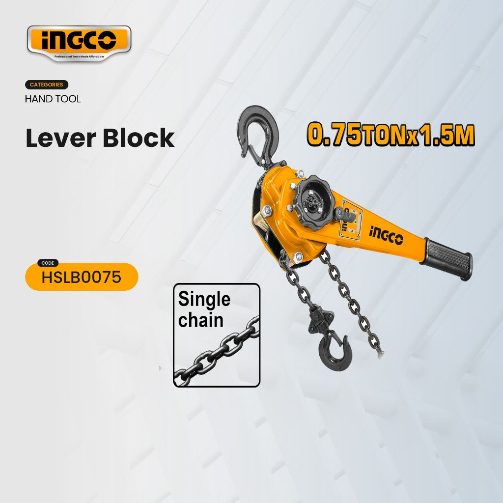 INGCO - Lever block 0.75 ton HSLB0075