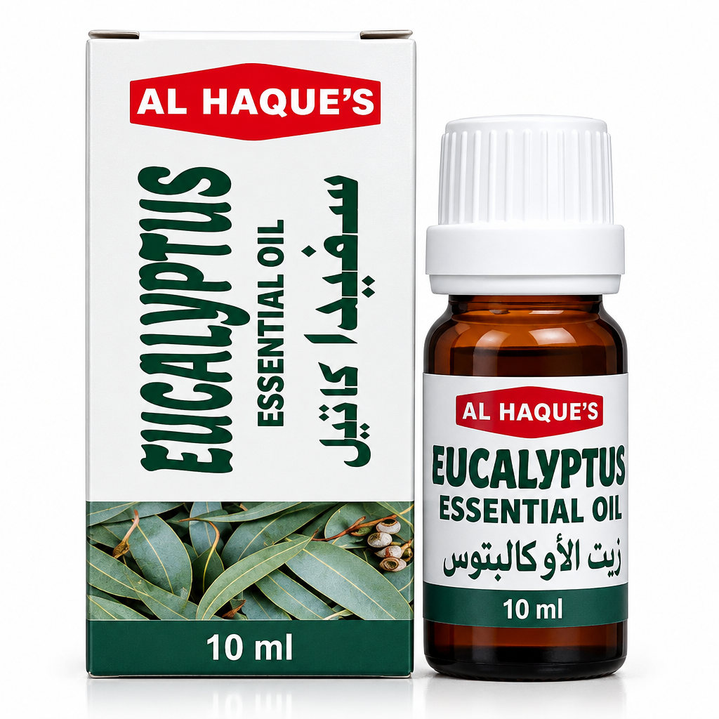 Al Haques - Eucalyptus Essential Oil (Safeda Oil) - 10ml - Pack of 12