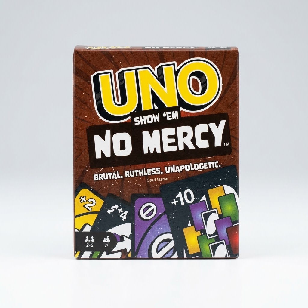 UNO Show 'Em No Mercy Card Game – Extreme Brutal Edition