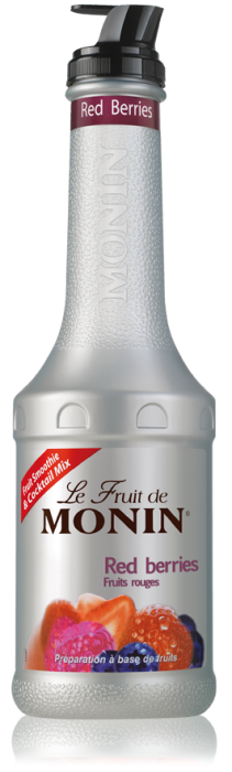 Monin - Red Berry Purée - Fruit Mix Puree - 1 Liter - Le Fruit De Monin
