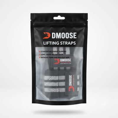 DMoose Lifting Straps – Padded Wrist Support Straps for Weightlifting & Powerlifting