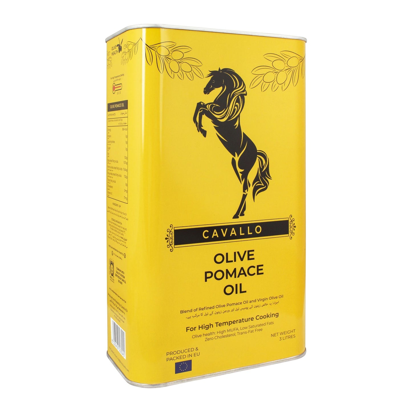 CAVALLO - Pomace Olive Oil - TIN 3 LTR