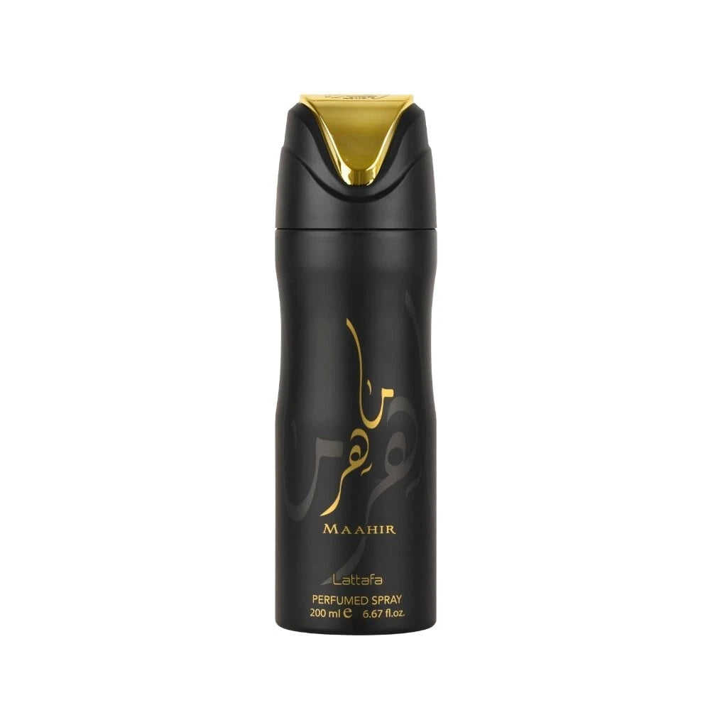 LATTAFA - MAAHIR - Deodorant Perfumed Body Spray - 200ml / 6.67oz