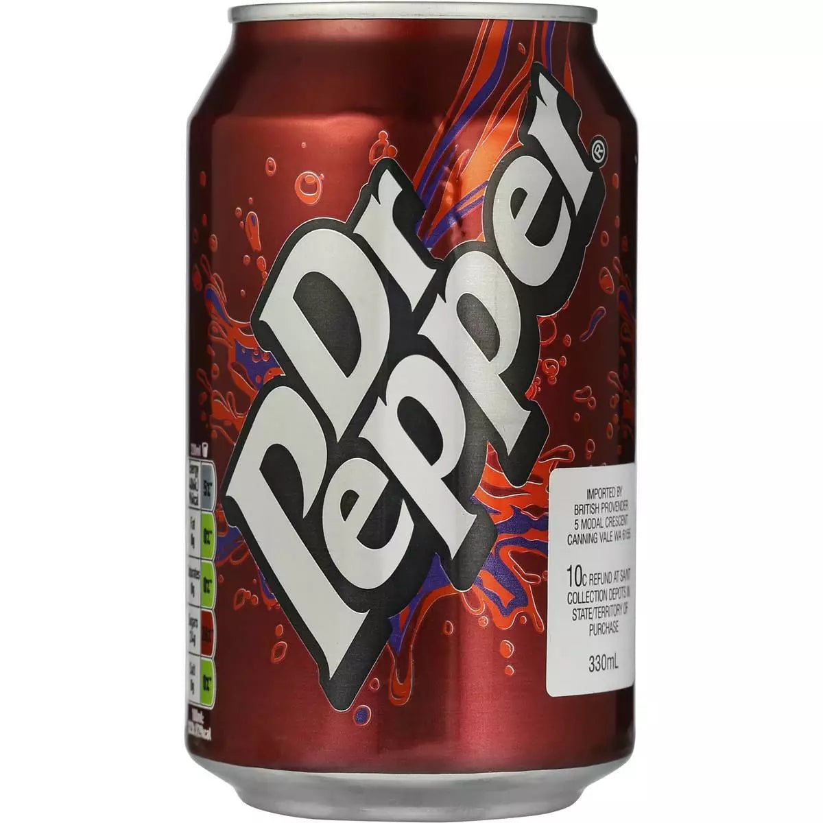 Dr. Pepper - Soft Cold Drink Soda - 330ml Can