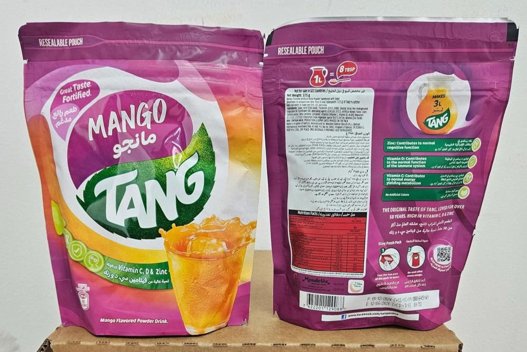 Tang - Mango - Powdered Drink Mix - 350 gm - Imported