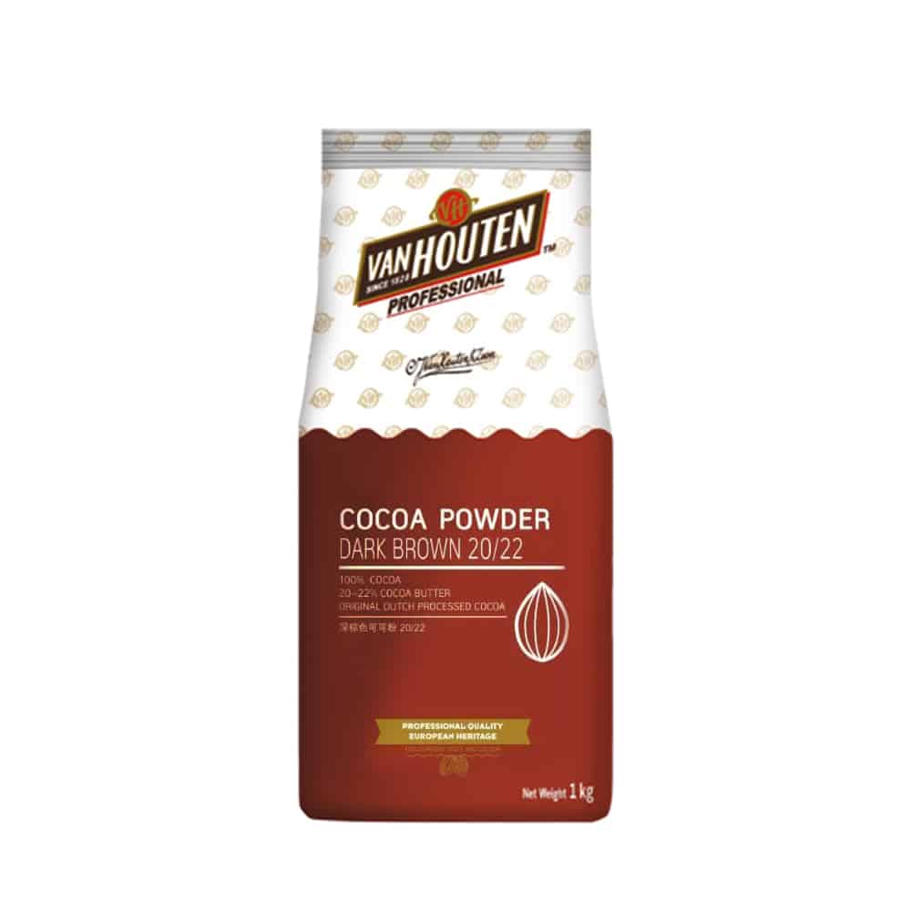 Van Houten - Professional - Cocoa Powder - Dark Brown 20/22 - 1 KG