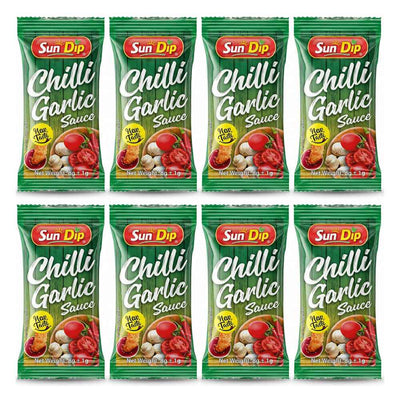 Sundip Chilli Garlic Sauce Sachets Pack ((100 Sachets*12)