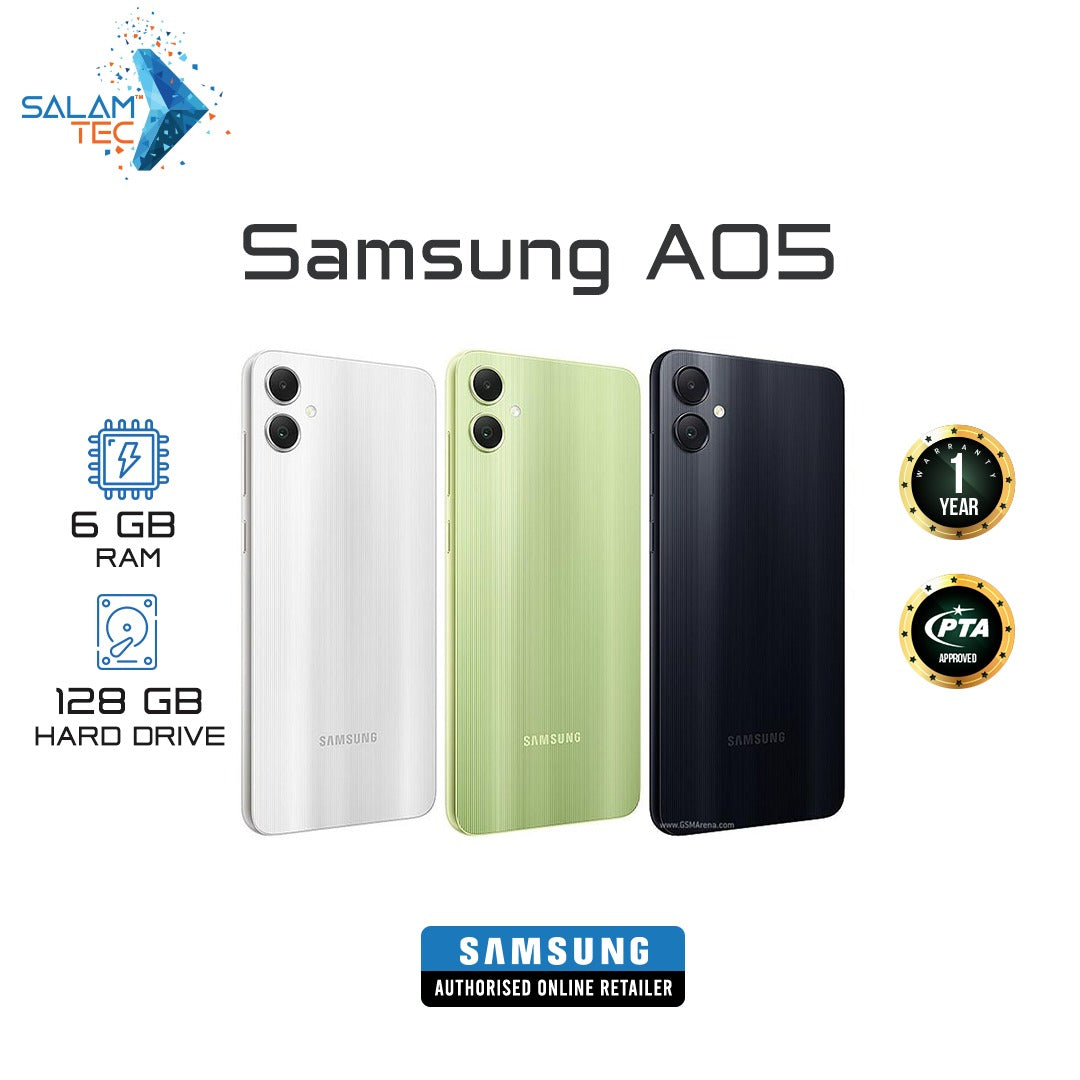 Samsung - Galaxy A05 6GB RAM 128 GB - Black | Jodiabaazar.com