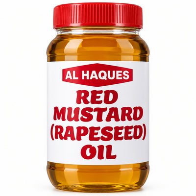Al Haques - Pure Mustard Oil (Sarson Ka Tel) - 5L - Canister