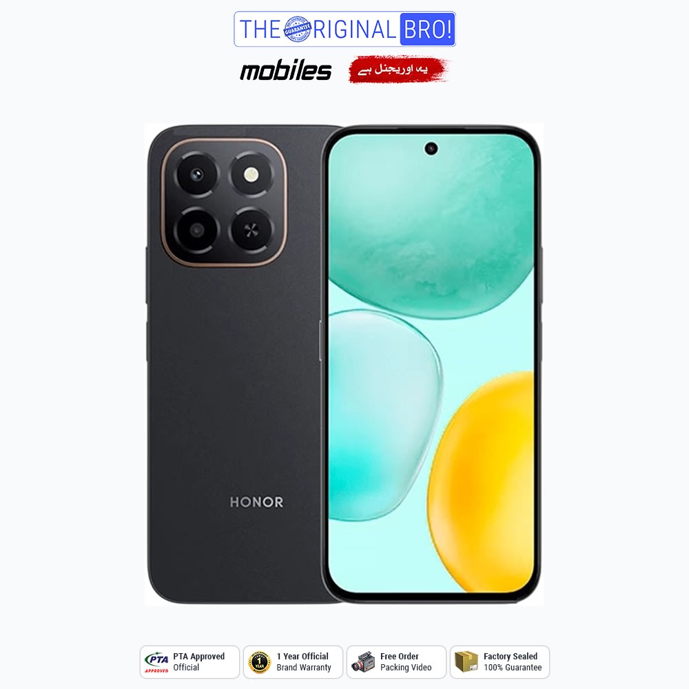 Honor X6c | 6GB - 256GB | PTA Approved | 1 Year Official Warranty | Factory Sealed | The Original Bro Mobiles