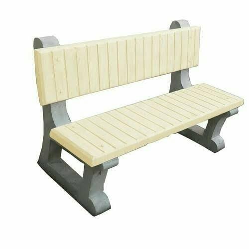 Mughal Concrete - MCGB03 - Concrete Garden Bench