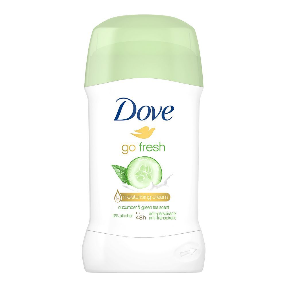jern Venture glas Dove -Stick Antiperspirant - Deodorant - Go Fresh Cucumber and Green Tea -  40 ml | Jodiabaazar.com – JodiaBaAzar.com