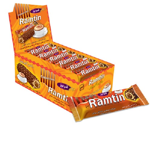Shoniz - Ramtin - Chocolate Coated Bar with Filled Cappuccino Cream - Chocolate Bar (Imported)