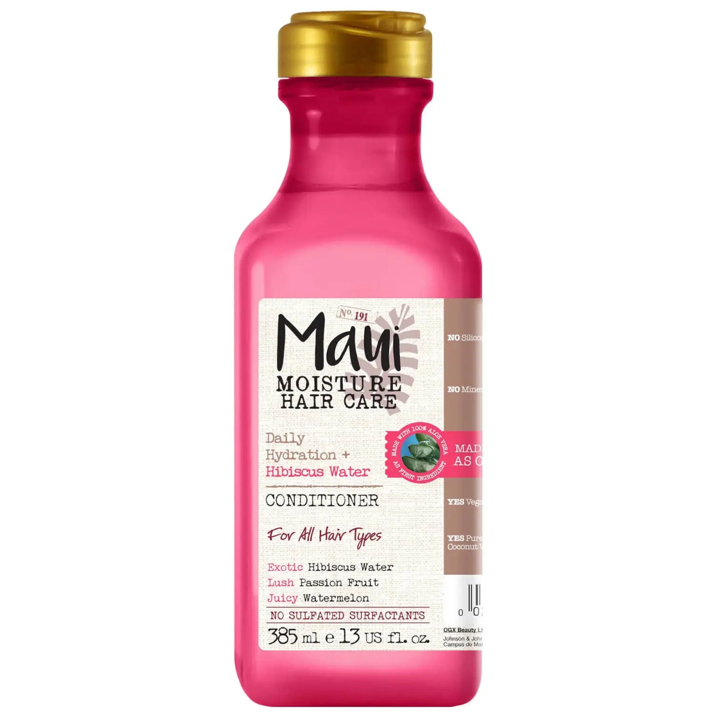Maui Moisture - Lightweight Hydration+ Hibiscus Water Conditioner - 385ml | Jodiabaazar.com