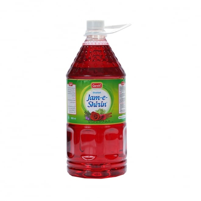 Qarshi - Jam e Shirin - 3000 ML (3L) - 4 Bottles (1CTN)