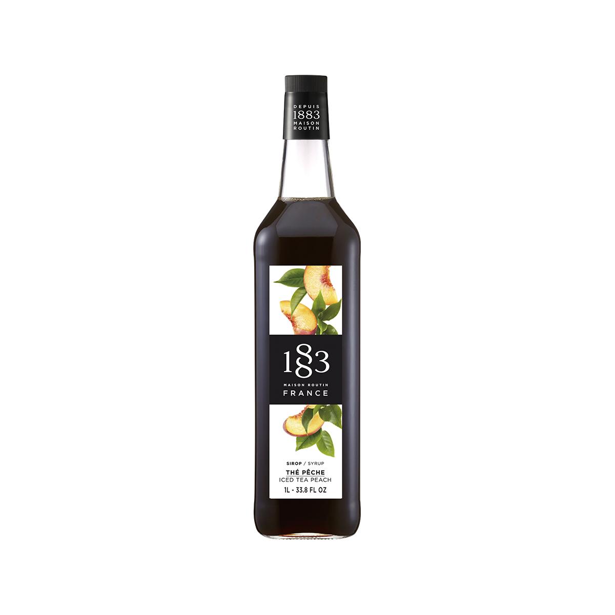 1883 - Cold Syrups - Peach Ice Tea - 1000 ML (1L) | Jodiabaazar.com