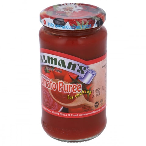 Salman's - Tomato Puree For Cooking - Glass Jar - 370g