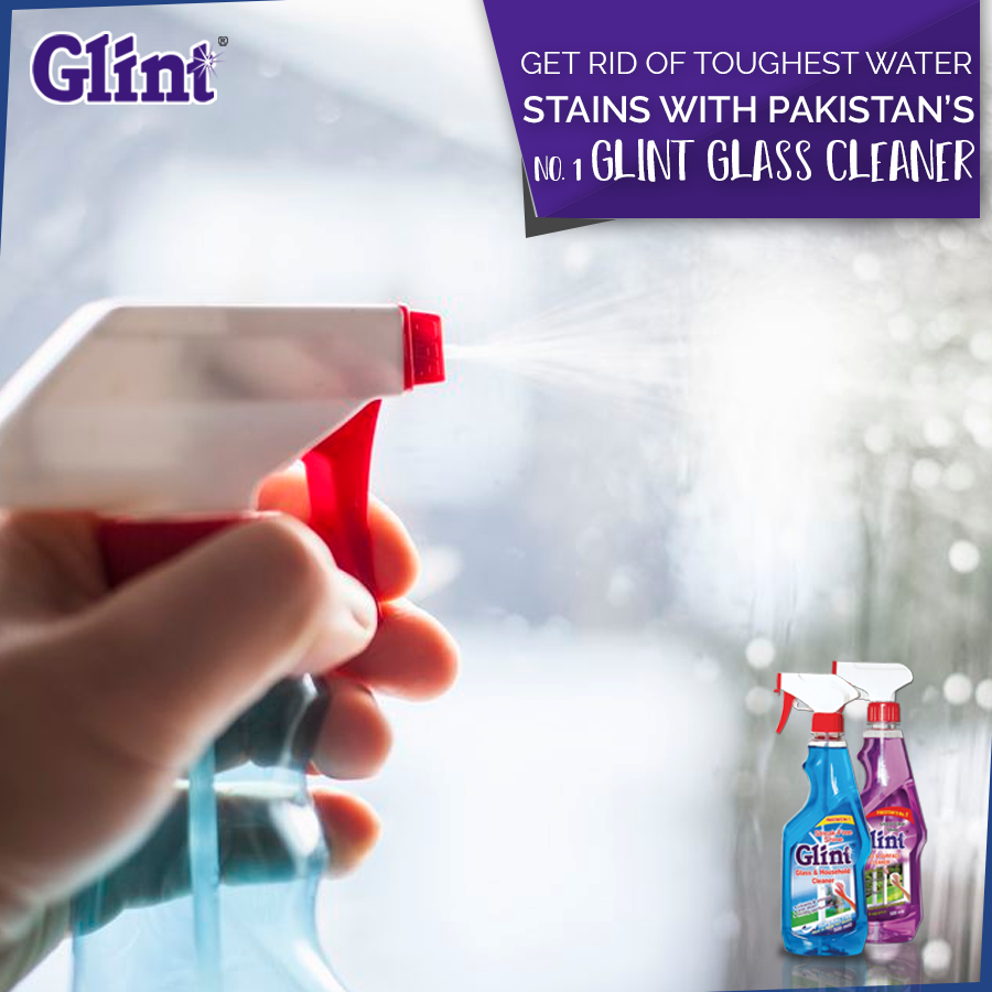 Glint Glass & Household Cleaner - 500 ML - 6 Bottles