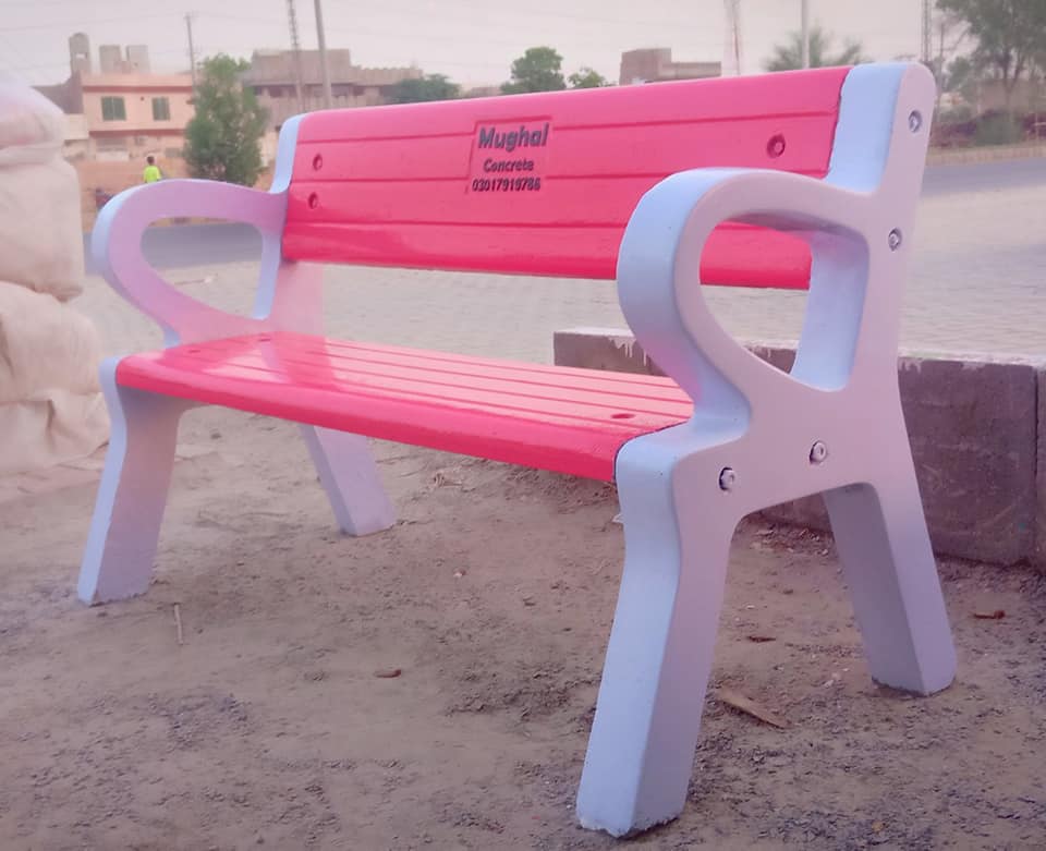 Mughal Concrete - MCGB02 - Concrete Garden Bench - 10 Pcs