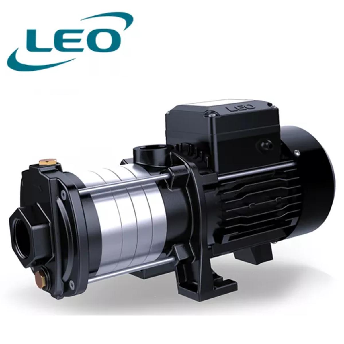 LEO - ECH4-40D - 750W - 1.0 HP - Stainless Steel Multistage Centrifugal Pump- 380V~400V THREE PHASE- SIZE:- 1 1-4" X 1"- European STANDARD