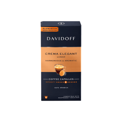 Nespresso - Davidoff - Lungo Coffee - Crema Elegant - 10 Capsules