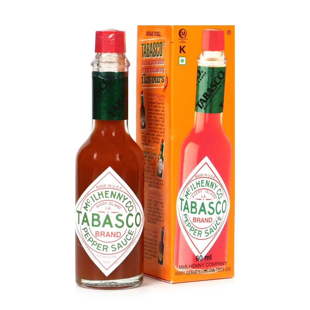 Tabasco - Red Pepper - Sauce - 60ml - Pack of 2