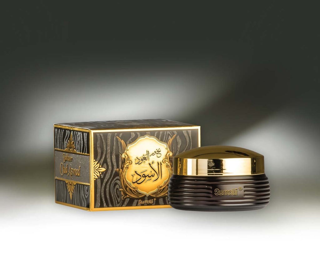 Bakhoor Dehan Oud Aswad By Surrati - 70 Gms