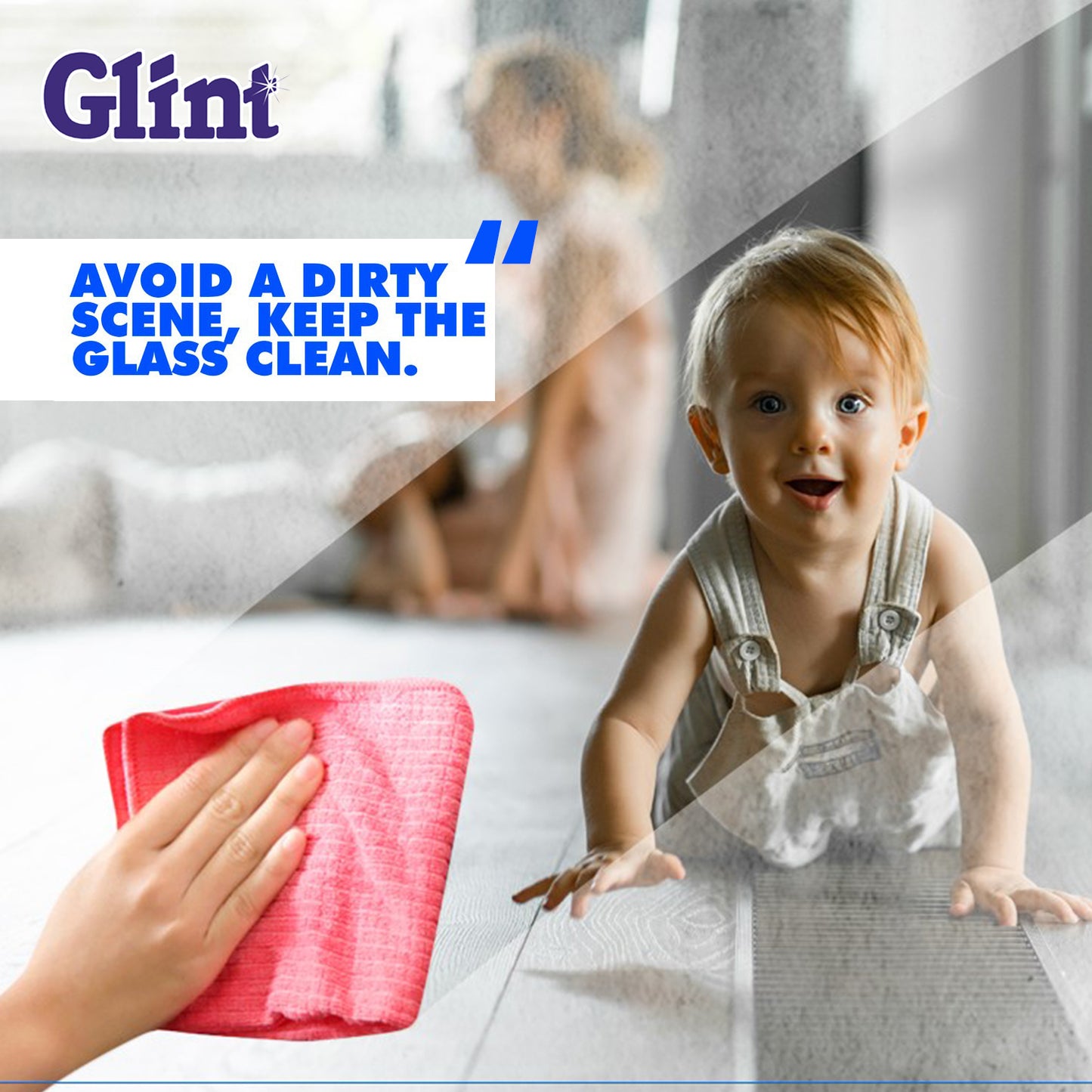 Glint Glass & Household Cleaner - 500 ML - 6 Bottles