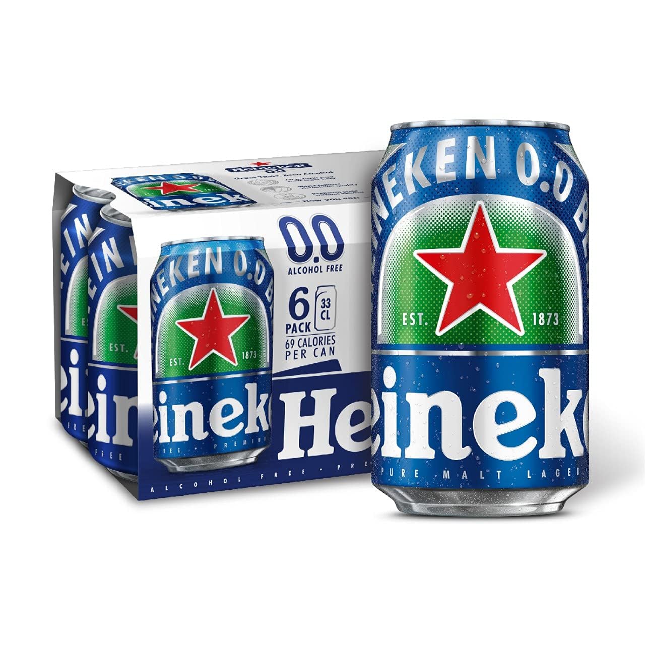 Heineken - Non Alcoholic 0.0 - Malt Drink - Original - 330ml - Pack of 24