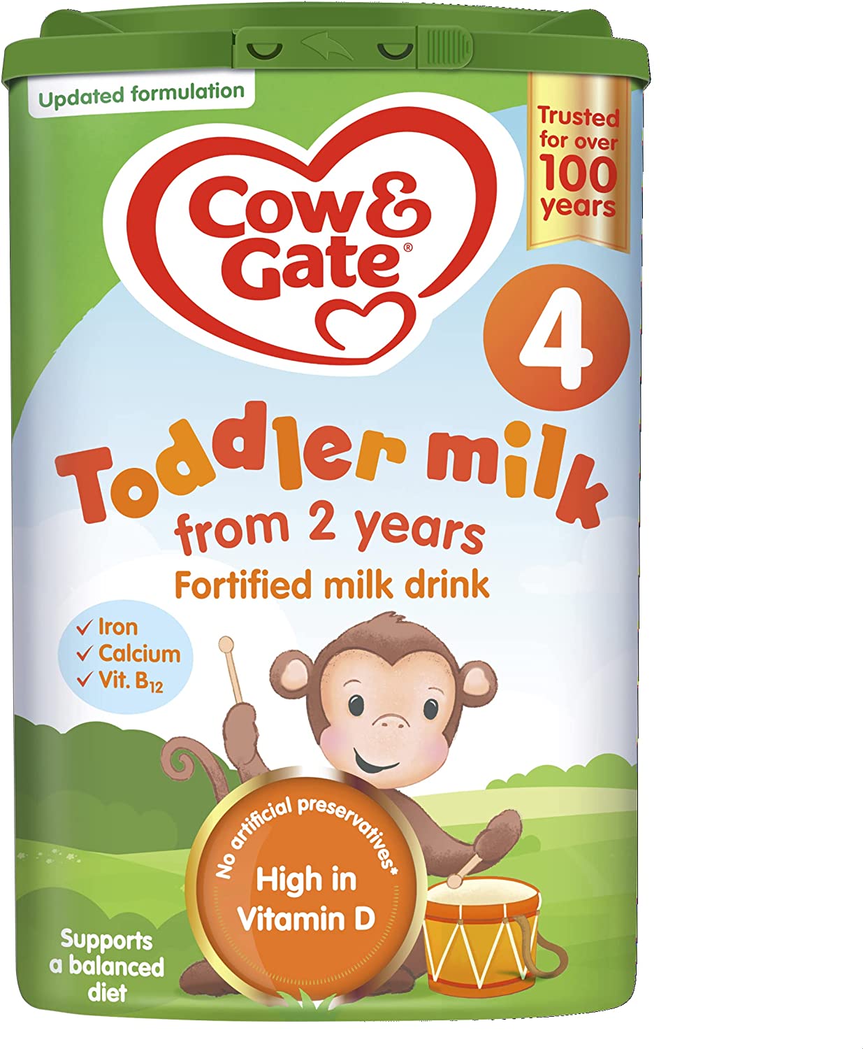 Cow & Gate® - GROWING UP MILK - Stage 4 - Toddler Milk - 800GM - 2 Years+