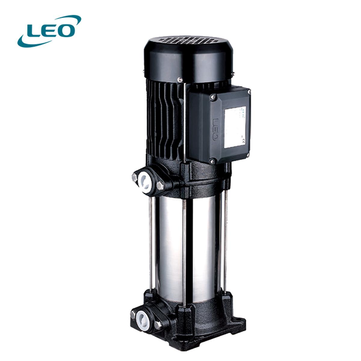 LEO - EVS-4-6 - 3000 W - 4 HP - Vertical Multistage Booster - HIGH PRESSURE Pump - SIZE 1" X 1" - THREE PHASE - European STANDARD