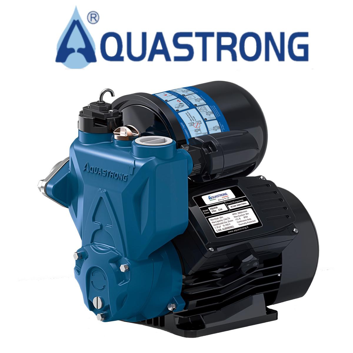 Aquastrong - AQUA45 - 750 W - 1HP - 160~260V SINGLE PHASE Clean Water AUTOMATIC SELF PRIMING PERIPHERAL Pump