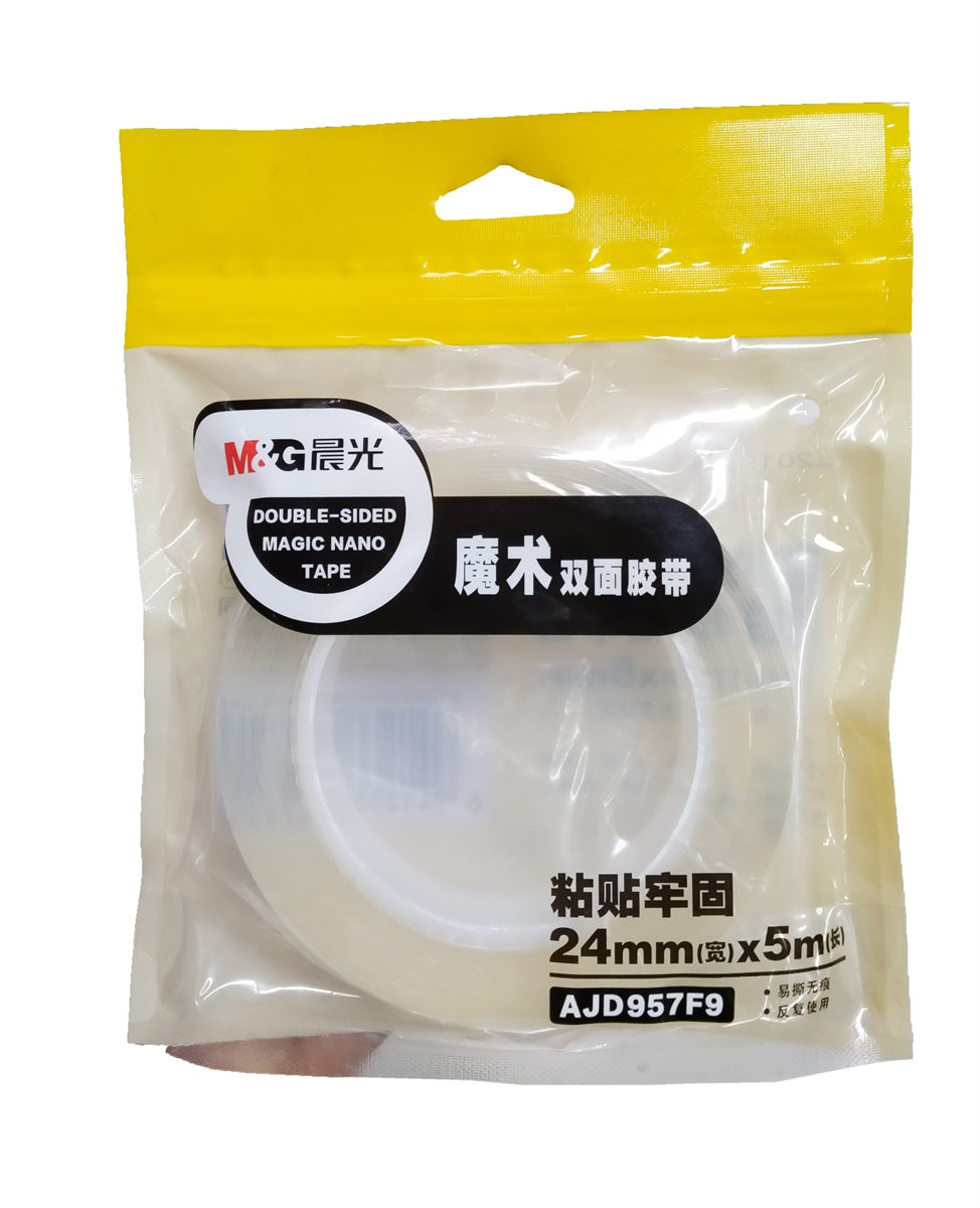 Double-Sided - Nano Tape - Transparent - Super Adhesive - 24MM x5M