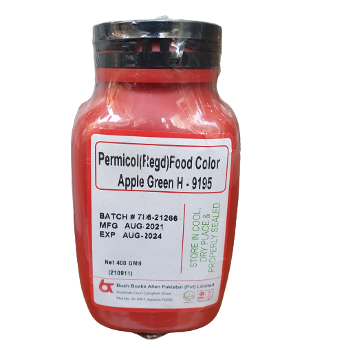 Bush Boake Allen - Apple Green H9195 -Water Soluble Permitted Food Colour