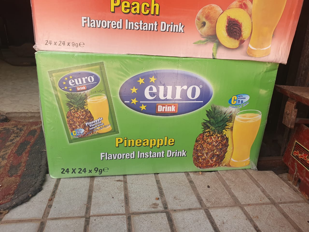 Euro Drink - Instant Powdered Drink - 5 Flavors Available - 24x24x9 gm sachets